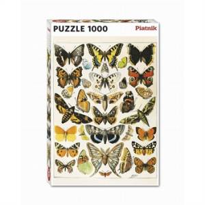 PUZZLE 1000 PIECES -  MILLOT PAPILLONS