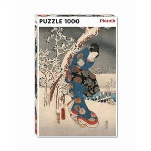 PUZZLE 1000 PIECES -  HIROSHIGE - CONTE DE GENJI