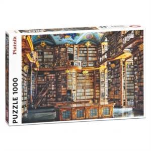 PUZZLE 1000 PIECES -  BIBLIOTHEQUE, MONASTERE ST.FLORIAN