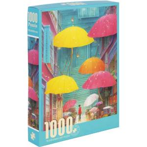 PUZZLE 1000 PIECES - AFTERNOON STREET CORNER