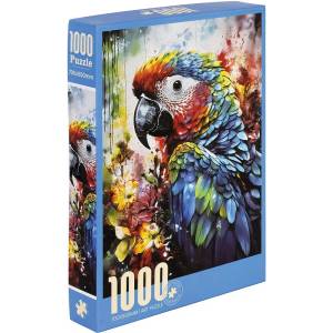 PUZZLE 1000 PIECES - PARROT INK PAINTING