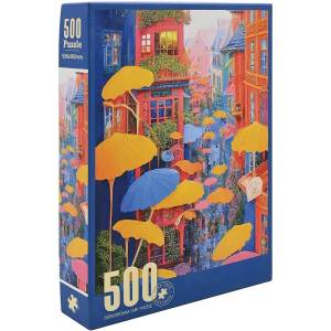 PUZZLE 500 PIECES - COLORFULL TOWN
