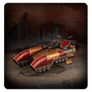 WARHAMMER 40K : ADEPTUS CUSTODES - CHAR ANTIGRAV CALADUS ANNIHILATOR