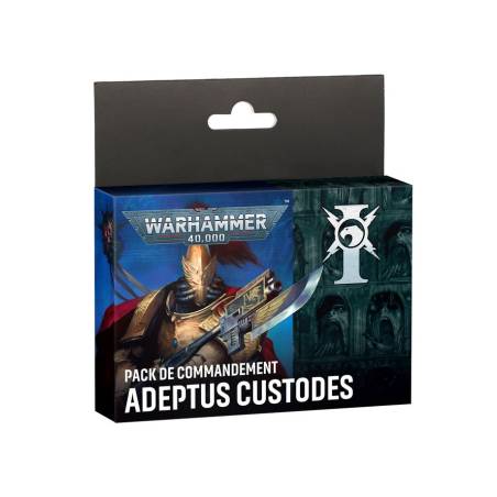 WARHAMMER 40K : ADEPTUS CUSTODES : PACK DE COMMANDEMENT