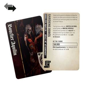 WARHAMMER 40K : ADEPTUS CUSTODES : PACK DE COMMANDEMENT