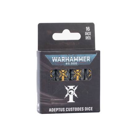 WARHAMMER 40K : ADEPTUS CUSTODES DICE SET