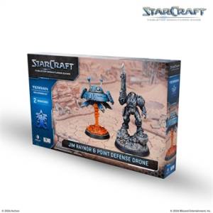 STARCRAFT TMG : EXTENSION HERO TERRAN : JIM RAYNOR ET POINT DEFENSE DRONE