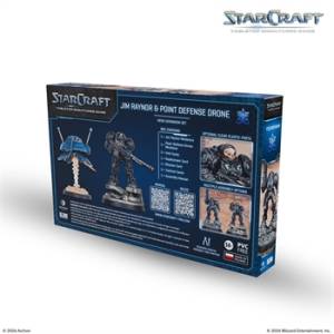 STARCRAFT TMG : EXTENSION HERO TERRAN : JIM RAYNOR ET POINT DEFENSE DRONE