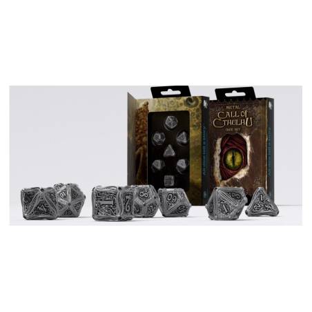 SET DE DES METAL CALL OF CTHULHU