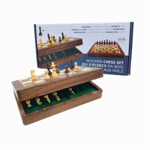 ECHIQUIER EN BOIS PLIANT 25CM
