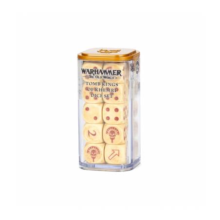 WARHAMMER THE OLD WORLD : TOMB KINGS OF KHEMRI DICE SET 