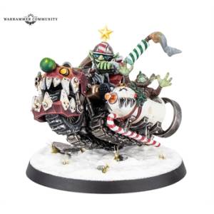 WARHAMMER 40K : LA SQUIGMOBILE DE GOBBO LE ROUGE ( RED GOBBO ) 